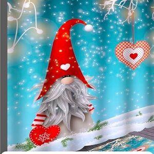 Christmas shower curtain